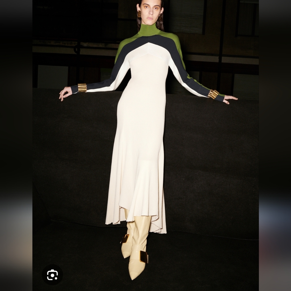 NWT Jil Sander Ivory Women's Midi Dress